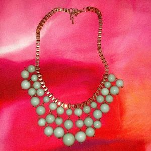 Mint Green Statement Necklace